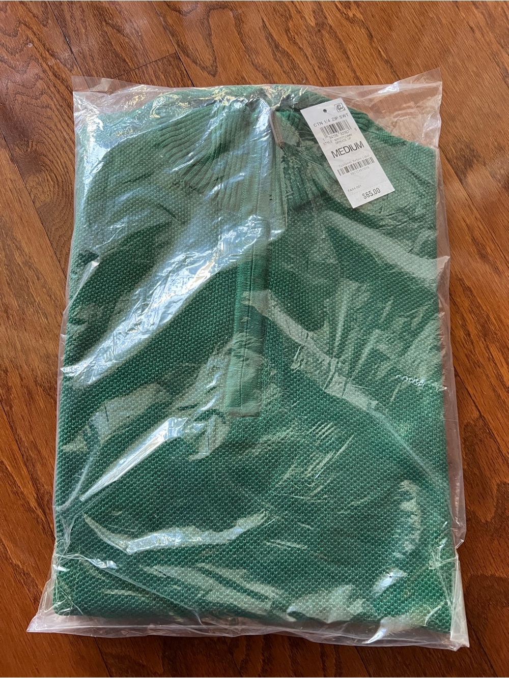 Club Room Green Men’s Half-Zip Sweater - Picture 7 of 7